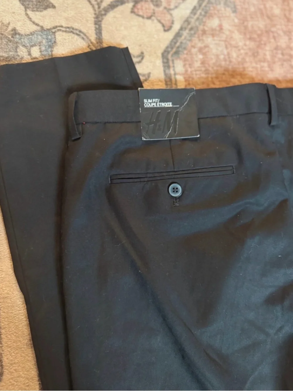 H&M Men’s Black Dress Trousers